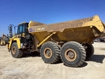 Front of used Komatsu Dump Truck,Used Dump Truck in yard,Side of used Komatsu